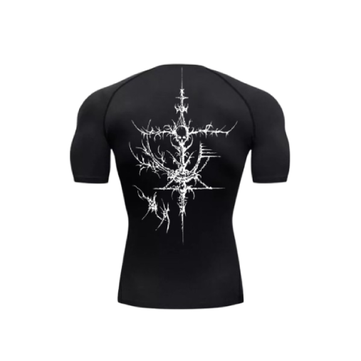 skull curse  compression shirt