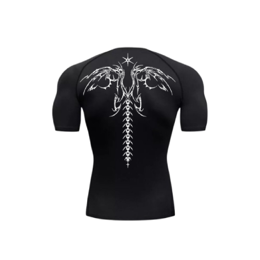 Angel wings compression shirt