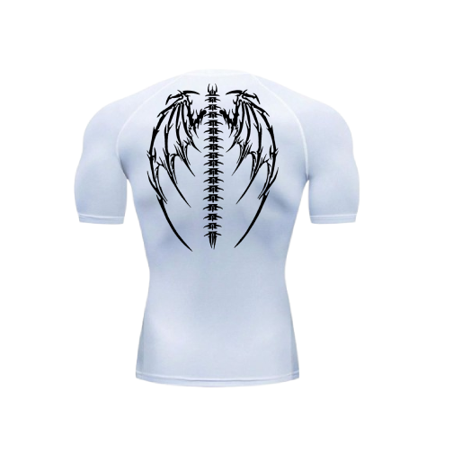 demon wings compression shirt