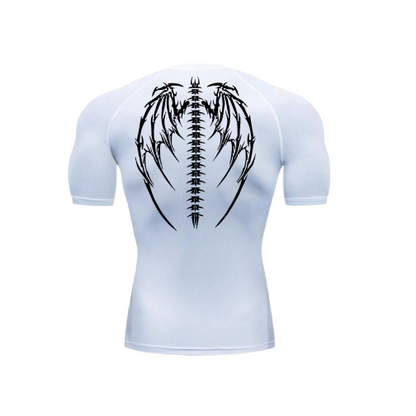 demon wings compression shirt